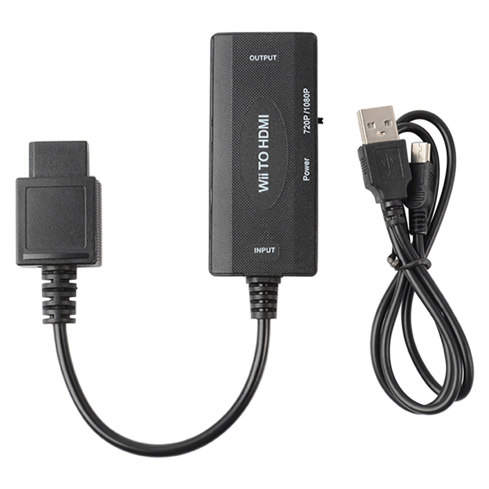 Wii to HDMI Converter/ 1080P 720P with Cable for PC HDTV Monitor