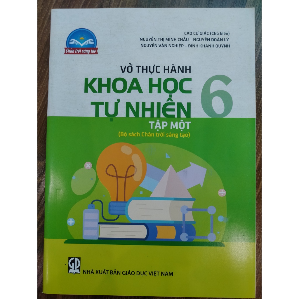 Sách - Combo Vở thực hành Khoa học tự nhiên 6 - Tập 1 + 2