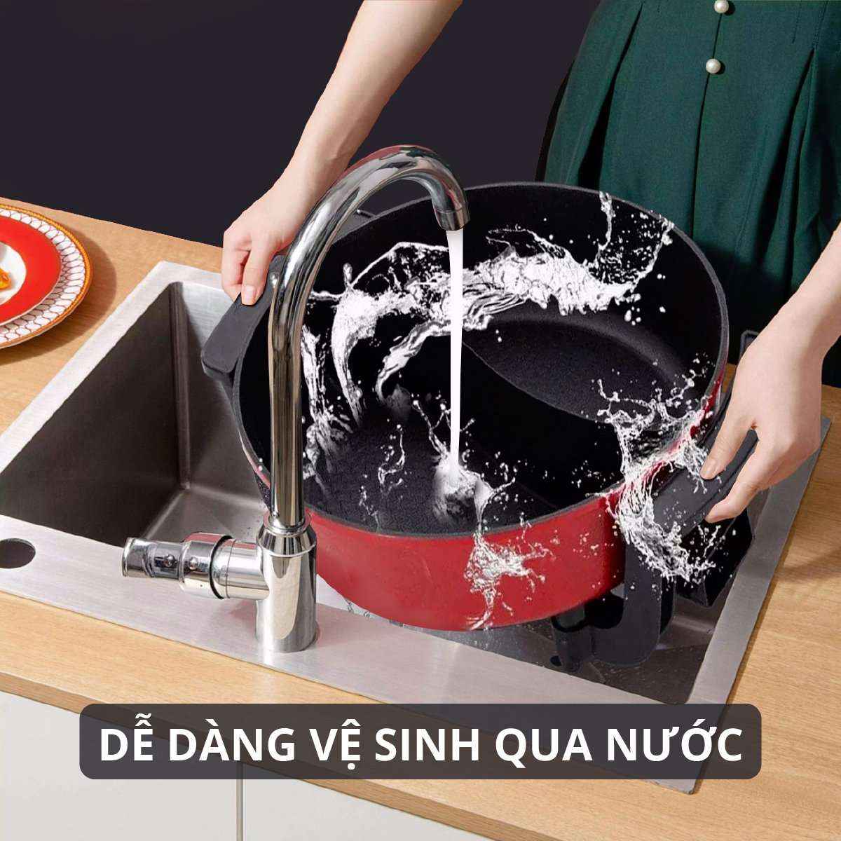 Nồi Lẩu Điện 2 Ngăn 5L Mishio Mk112 - Bảo hành 18 tháng