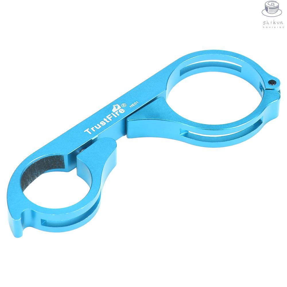 Bicycle Double Handlebar Extender with Allen Key Lamp Holder for Bicycle Lights Flashlights