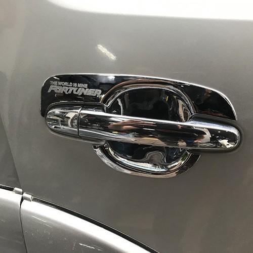 Ốp Tay Và Hõm Cửa Xe FORTUNER 2017 2018 2019 2020 2021 Mạ Crom
