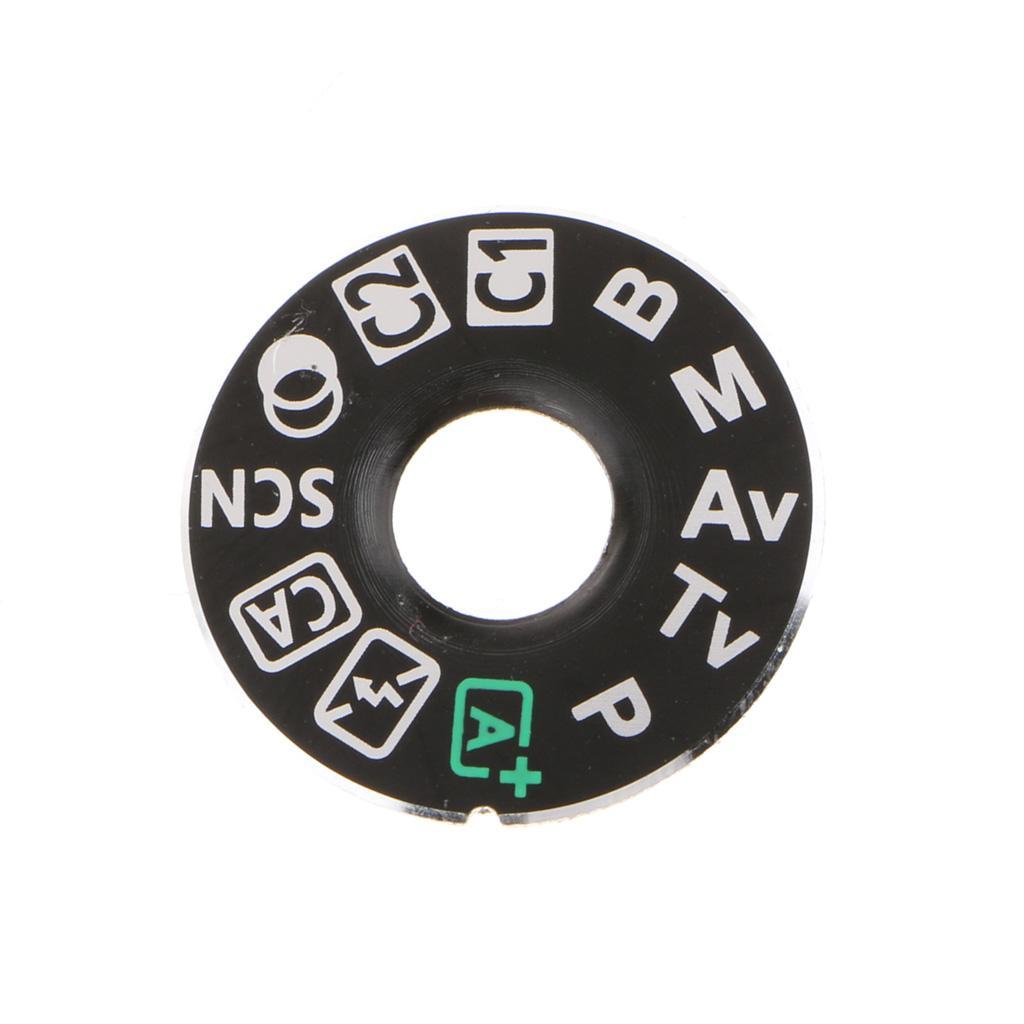 2x Top Cover Dial Mode Plate Interface Cap Repair Part for 80D/5D2