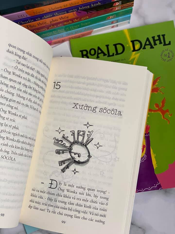 COMBO 15 CUỐN BỘ SÁCH CỦA NHÀ VĂN ROALD DAHL