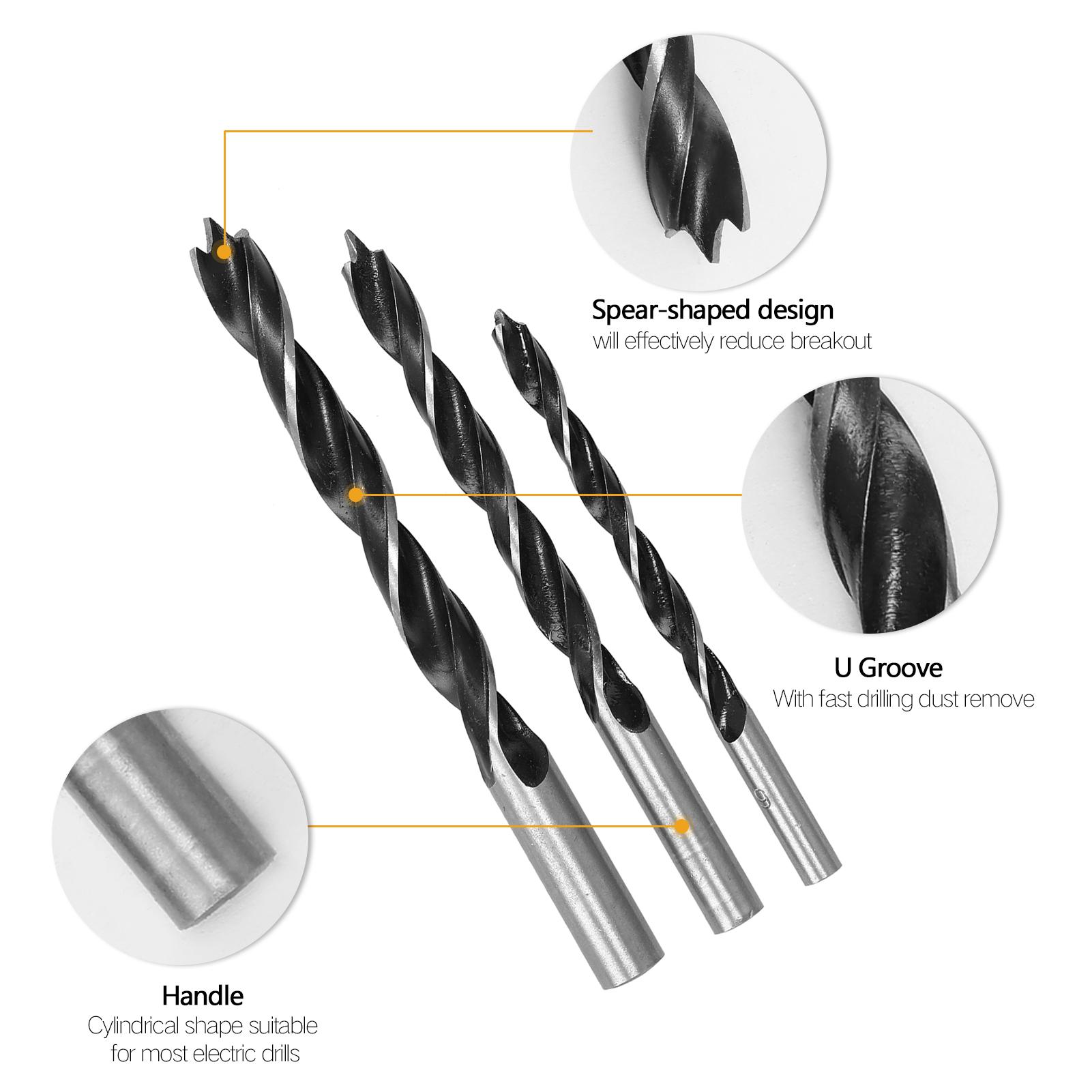 C3101 31pcs Multifunctional Hardware Bit Set Flat Drill Bit Twisting Drill Bit Construction Drill Carpentry Drill Bit