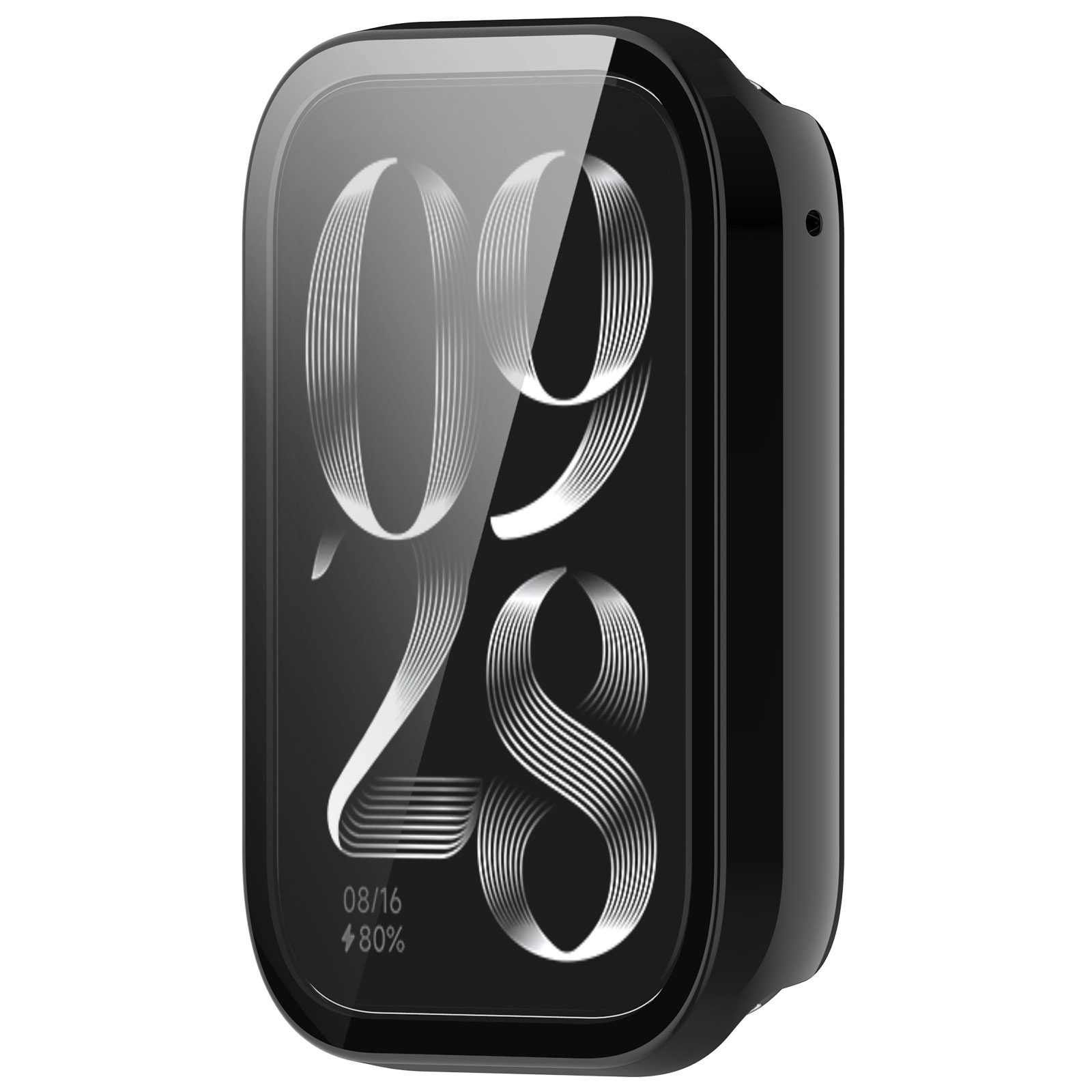 Ốp Case PC Mặt Kính Cường Lực chống va đập cho Xiaomi Mi Band 9 Pro - Hàng Chính Hãng