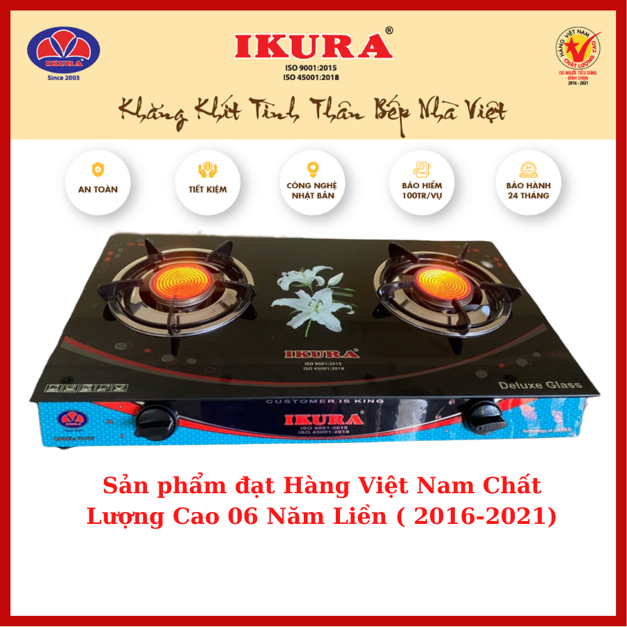 Bếp Gas Hồng Ngoại IKURA - 907HN - Hàng Chính Hãng