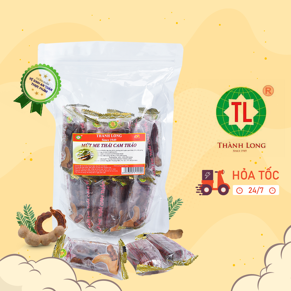 MỨT ME THÁI CAM THẢO THÀNH LONG 200G - VIỆT NAM