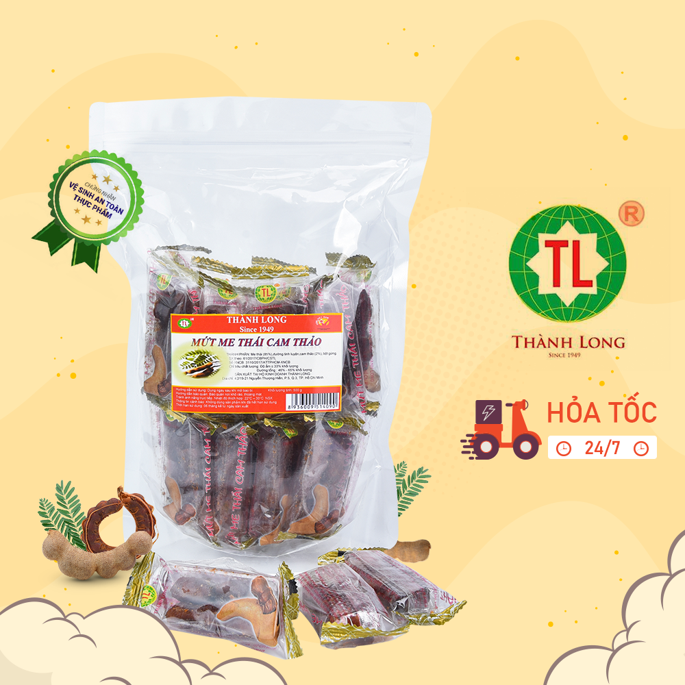 MỨT ME THÁI CAM THẢO THÀNH LONG 200G - VIỆT NAM