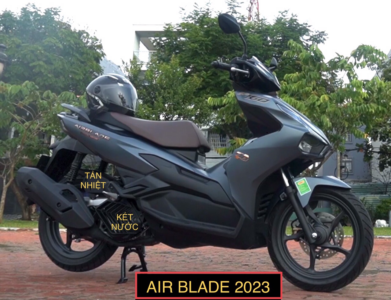 ỐP BẦU E ( LỌC GIÓ ) DÙNG CHO XE AB  2023 - 125 160cc CROM