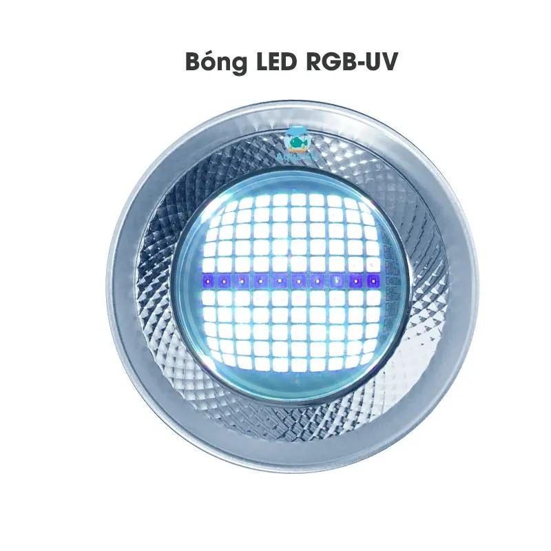 Đèn Week T90 Pro (Chỉnh APP) - LED RGB-UV cao cấp - đèn week treo dạng LON - phụ kiện thủy sinh - shopleo