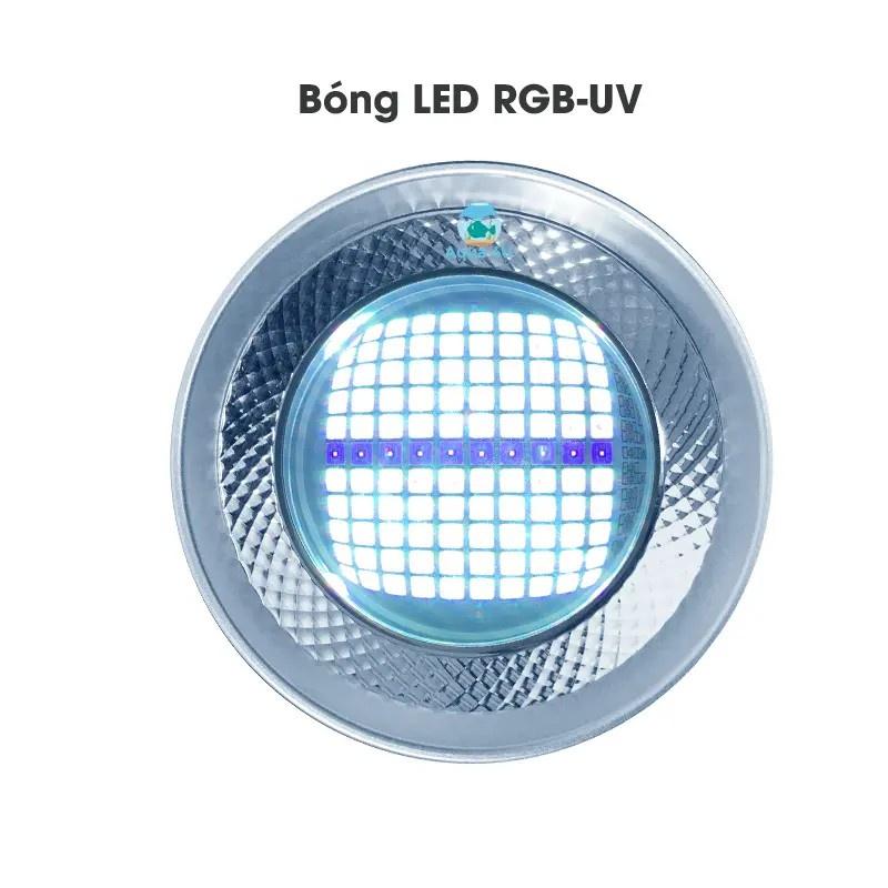 Đèn Week T90 Pro - LED RGB-UV cao cấp - đèn week treo dạng LON - phụ kiện thủy sinh - shopleo