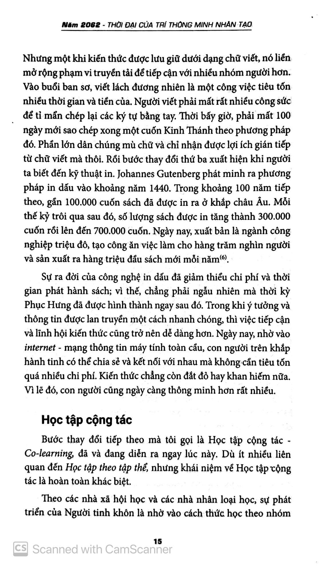 Sách Năm 2062 -Thời Đại Của Trí Thông Minh Nhân Tạo