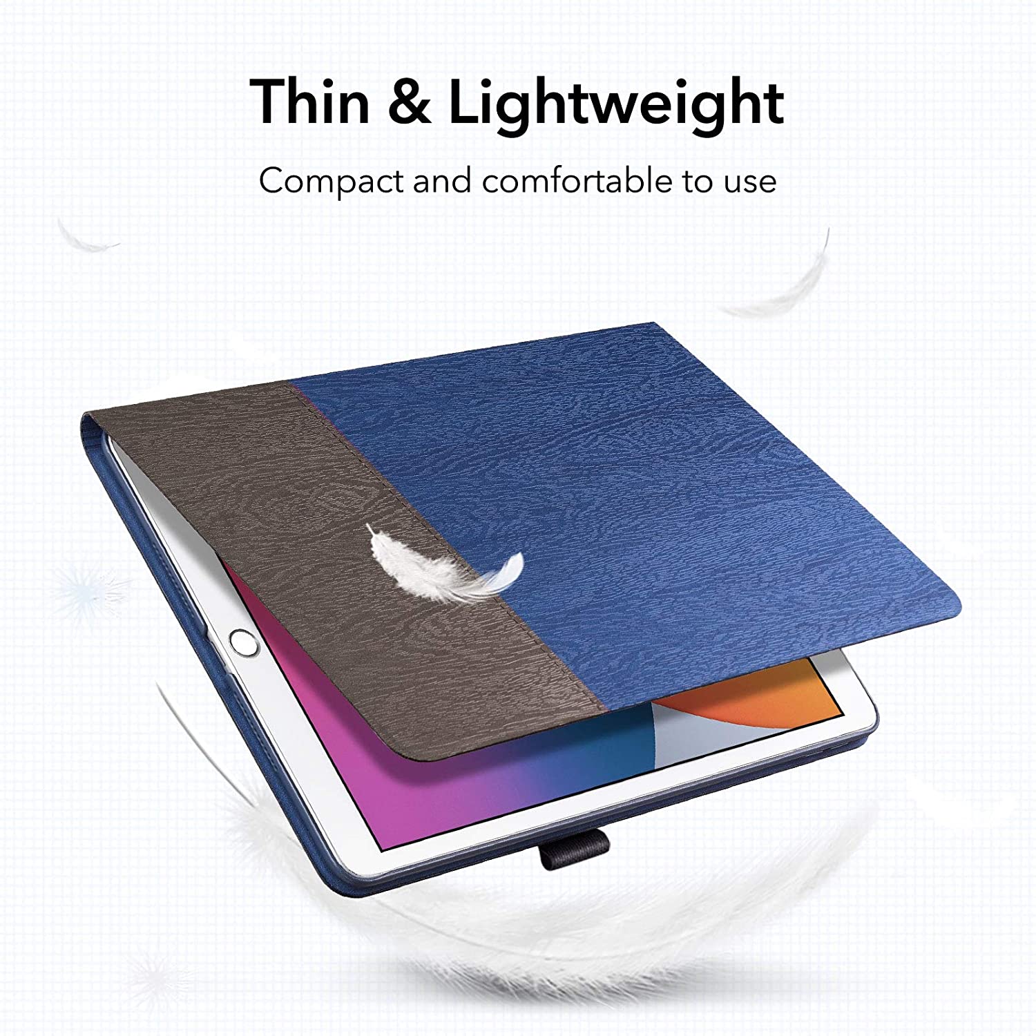 Bao da cho iPad Gen 8 10.2 2020 ESR Urban Premium Folio Case - Hàng Nhập Khẩu