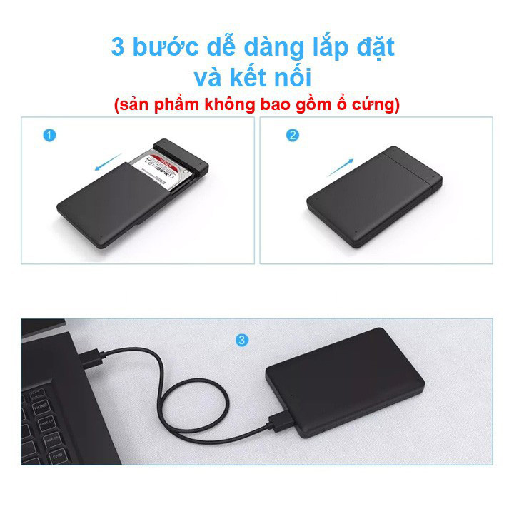 Box ổ cứng 2.5 inch SATA USB 3.0 2577U3