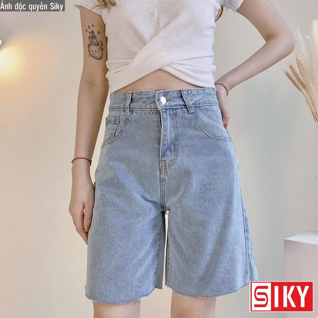 Quần short jean gấu rách SIKY - SJ03