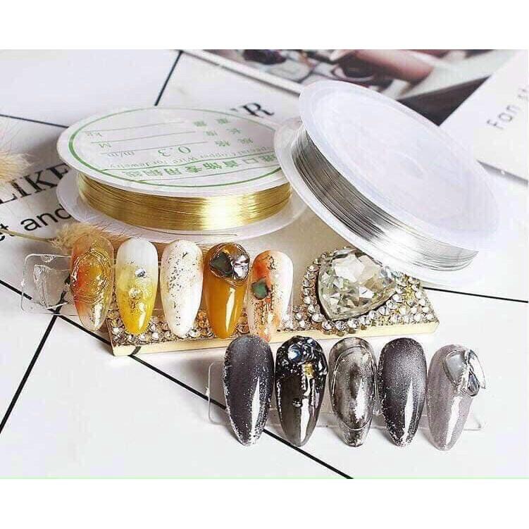 Dây đồng trang trí móng dành cho Nail 10k/cuộn