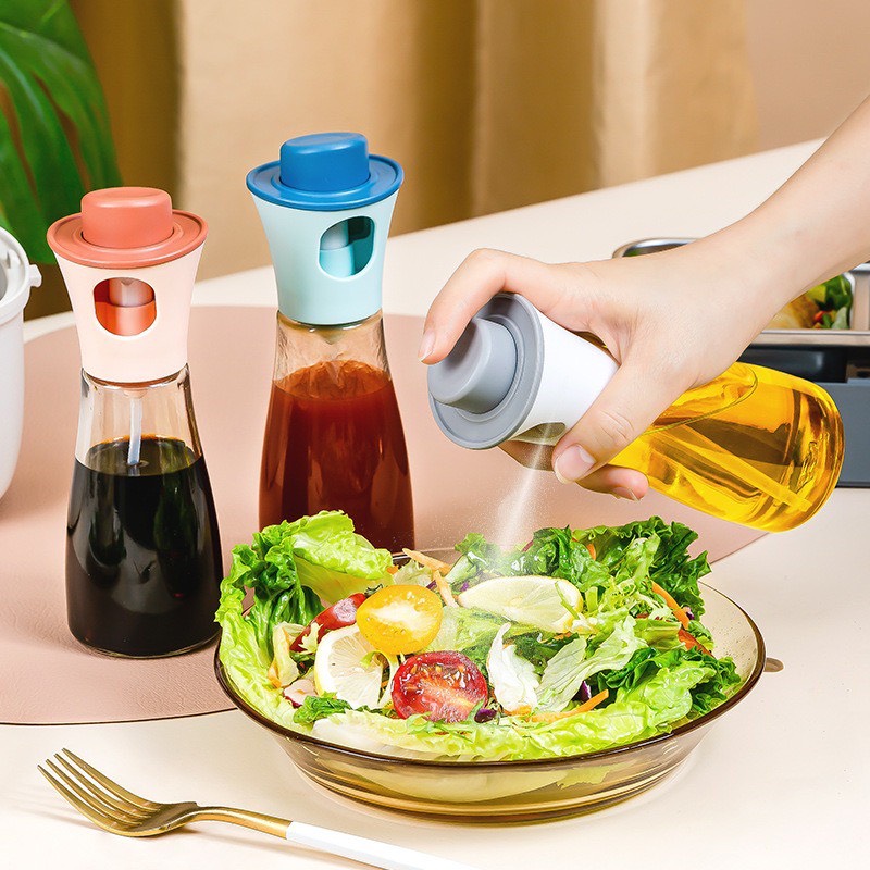 Chai Bình Xịt Dầu Ăn Dấm Phun Sương Bằng Thủy Tinh Cao Cấp OBA Tiện Lợi Vệ Sinh