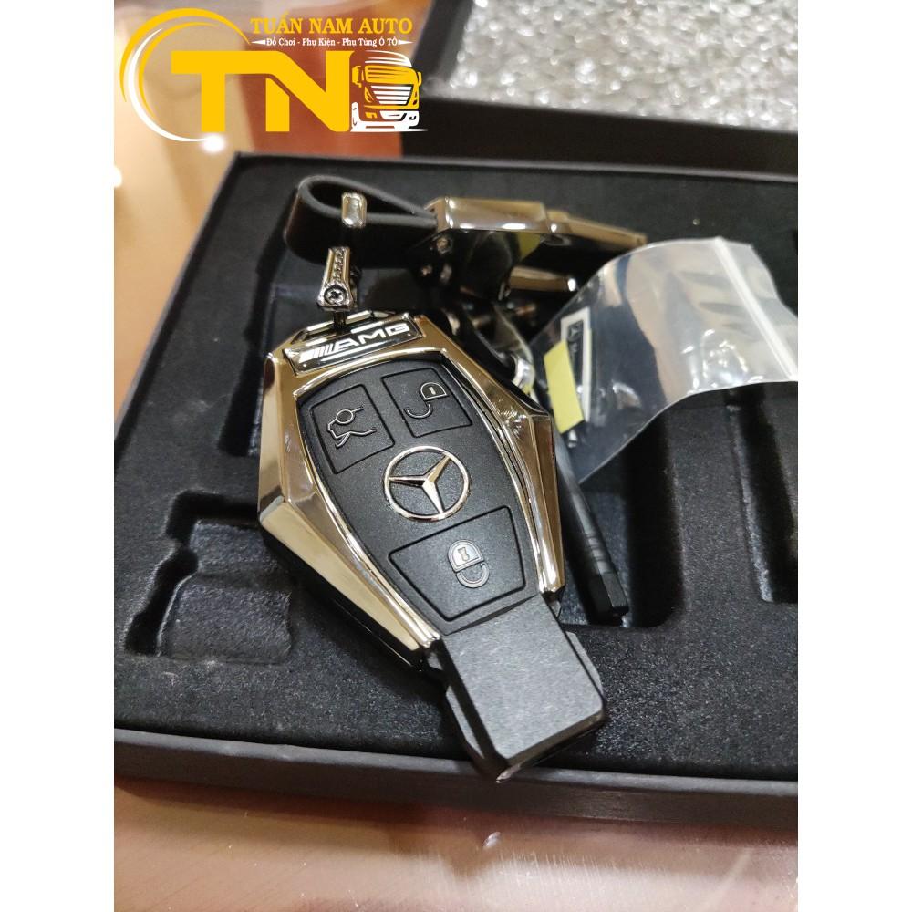 ỐP MÓC CHÌA KHÓA MERCEDES C, GLC, S 2019, 2018, 2017, 2016 Chìa Nhọn