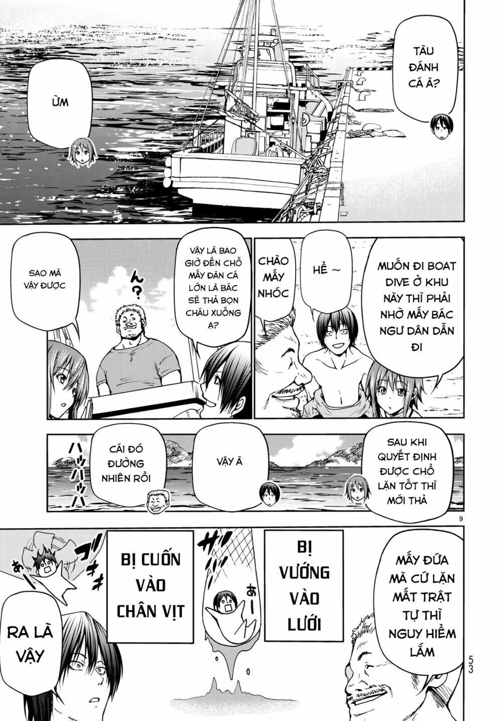 cô gái thích lặn - grand blue chapter 45 9
