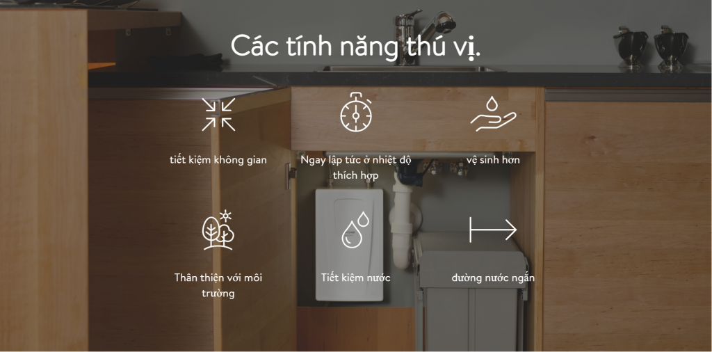 Máy Làm Nước Nóng Tức Thì CLAGE E-compact CDX-U, Chống Giật, Điều Khiển Thông Minh Làm Nước Nóng Trực Tiếp - Hàng Chính Hãng