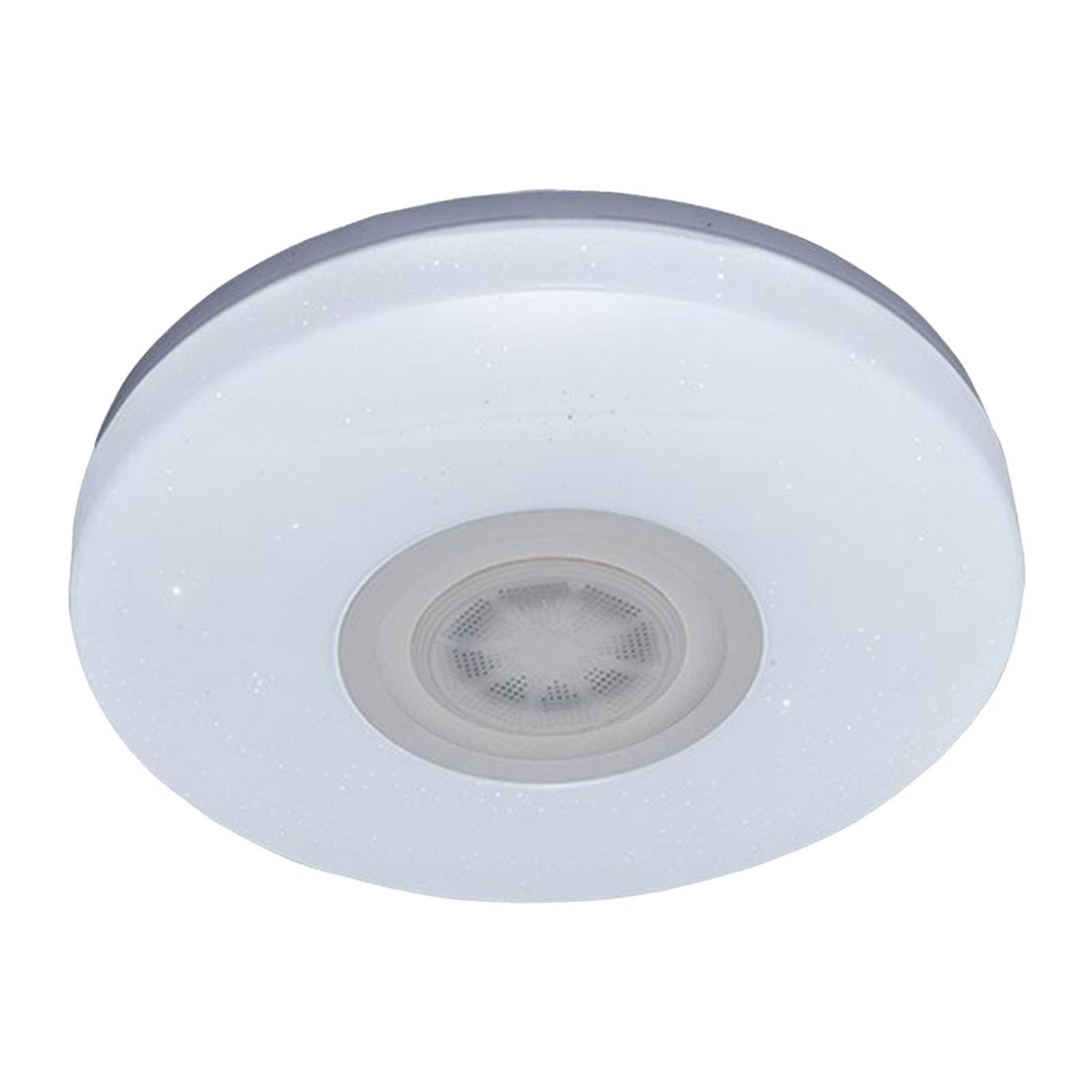 Home Modern LED Music Ceiling Light Bluetooth Speaker Smart APP Remote Control