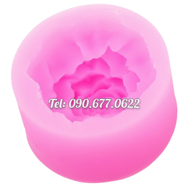 Khuôn silicone làm rau câu hoa cẩm chướng loại 7 cm - Mã số 1165