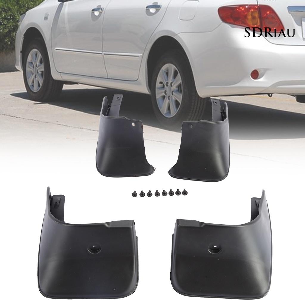 Bộ 4 Tấm Chắn Bùn Màu Đen Lb-Sy-521 Linh Hoạt Cho Corolla 07