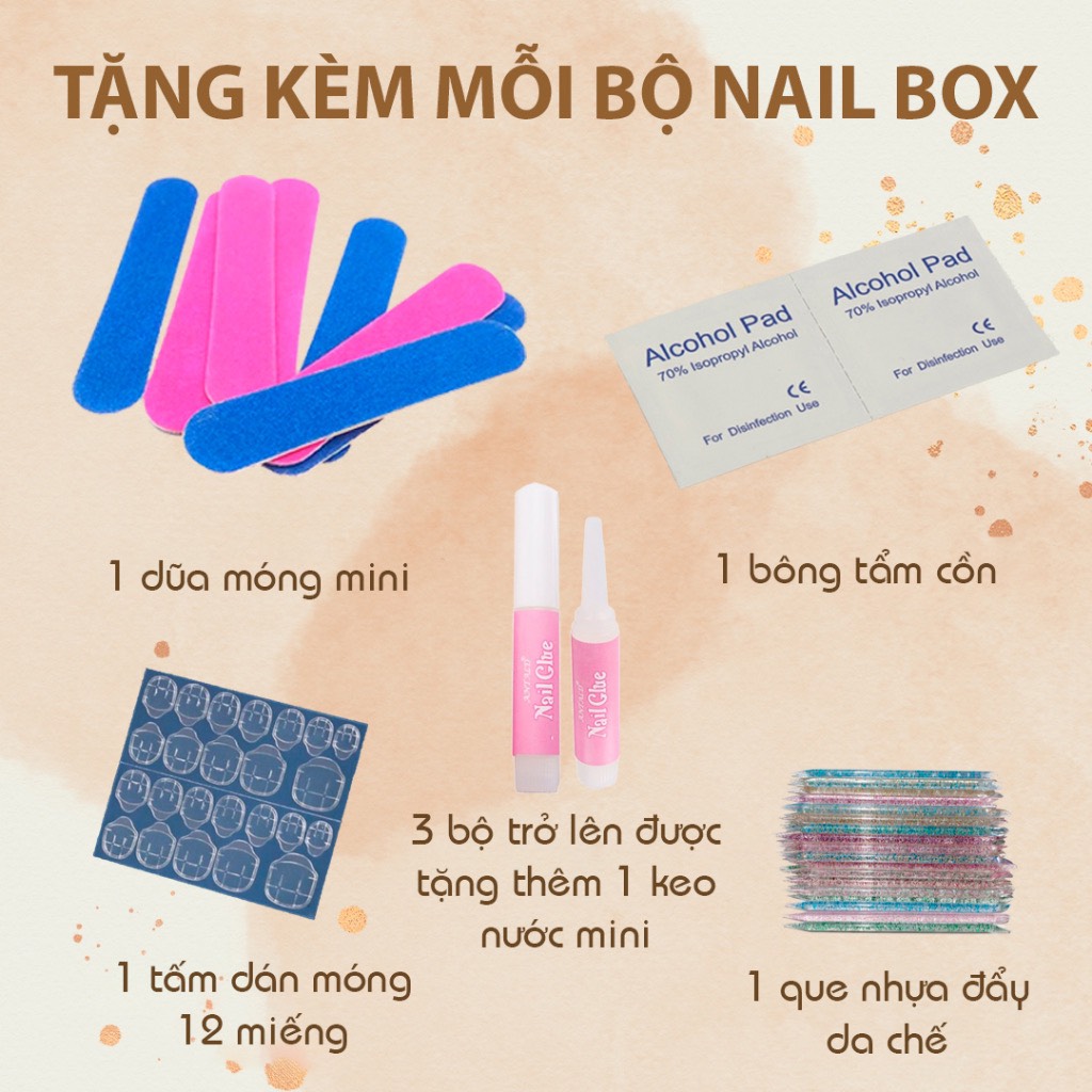 [ Una Nailbox ] Hoạ Tiết Hoa Nổi 3D