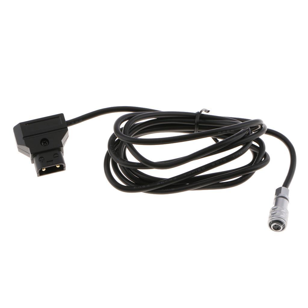 D-Tap Power Cable for Blackmagic Cinema Camera 4k Coiled+Straight1.5m