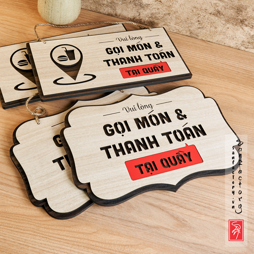 Gọi món và thanh toán tại quầy
