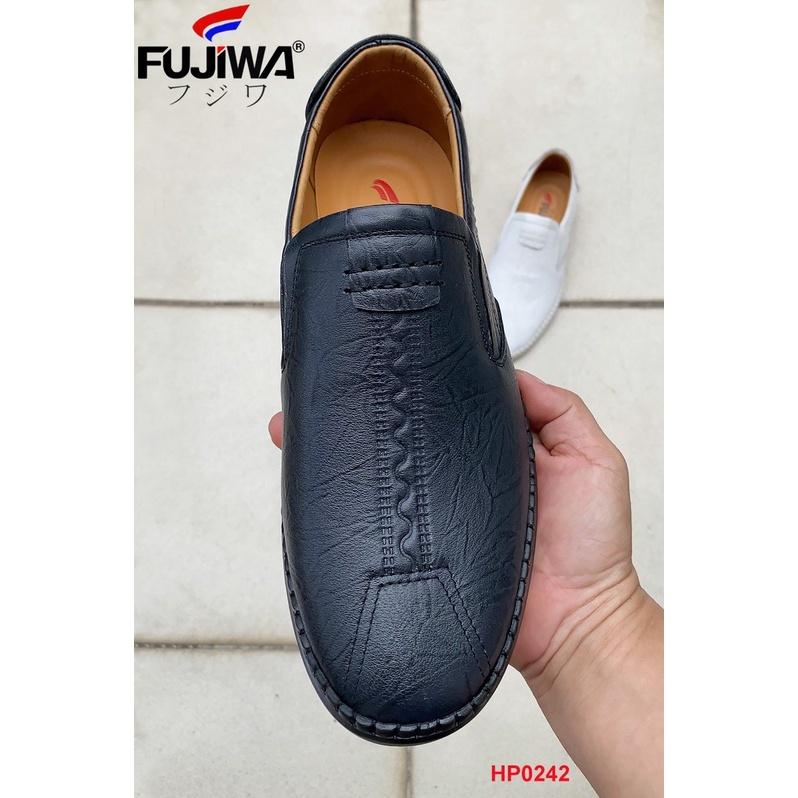 Giày Lười Da Bò Nam Fujiwa - HP0242. 100% Da bò thật Cao Cấp loại đặc biệt. Giày được đóng thủ công