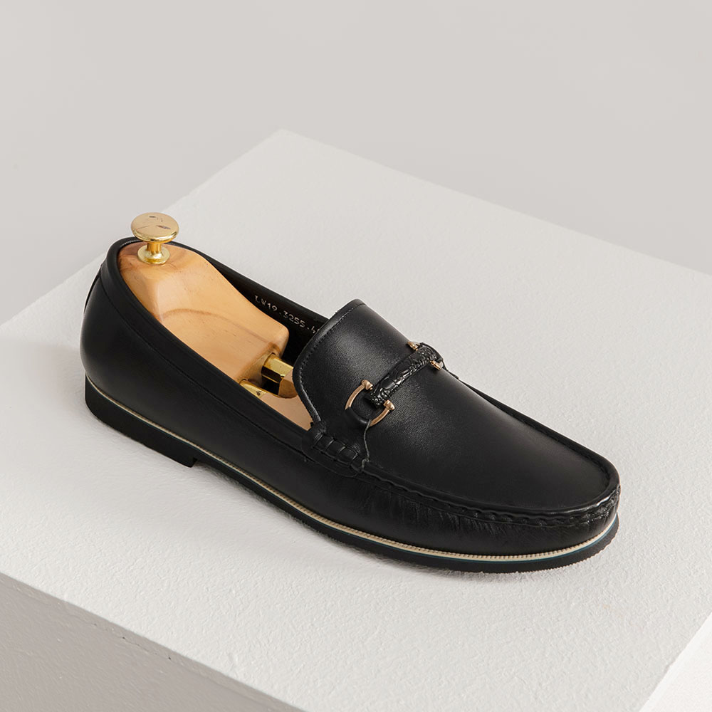 Giày Lười Nam Boat Loafers Shoes Handmade GL33- Da Nappa Cao Cấp