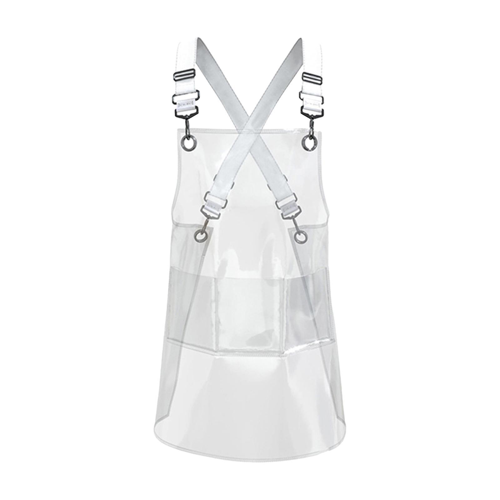 Transparent Apron BBQ Chef Apron Gardening Grilling Baking Apron Paint Apron
