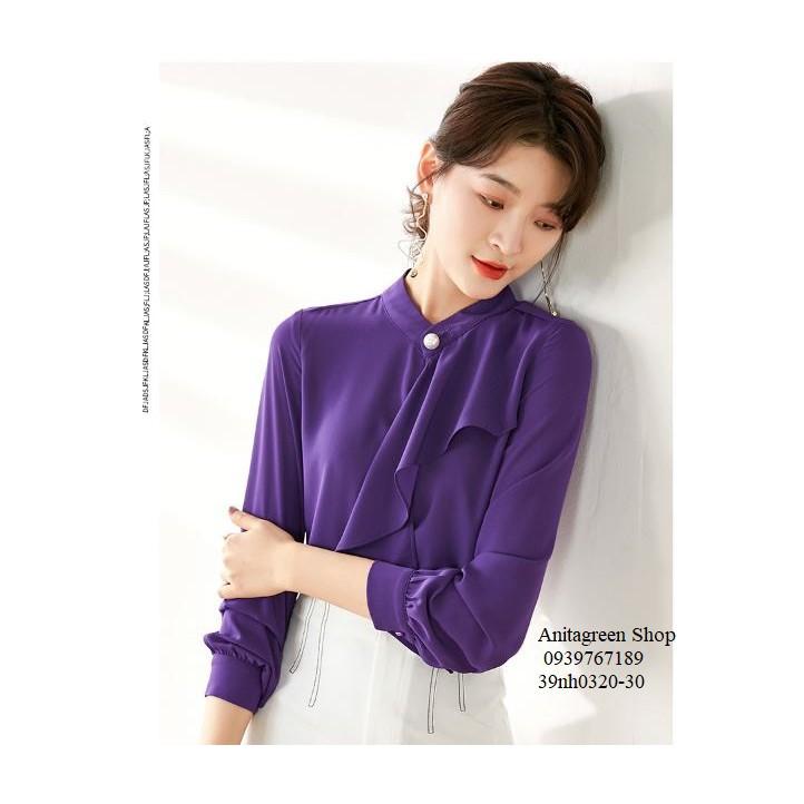 39nh0320-ÁO SƠ MI CÔNG SỞ BÈO s-6xl