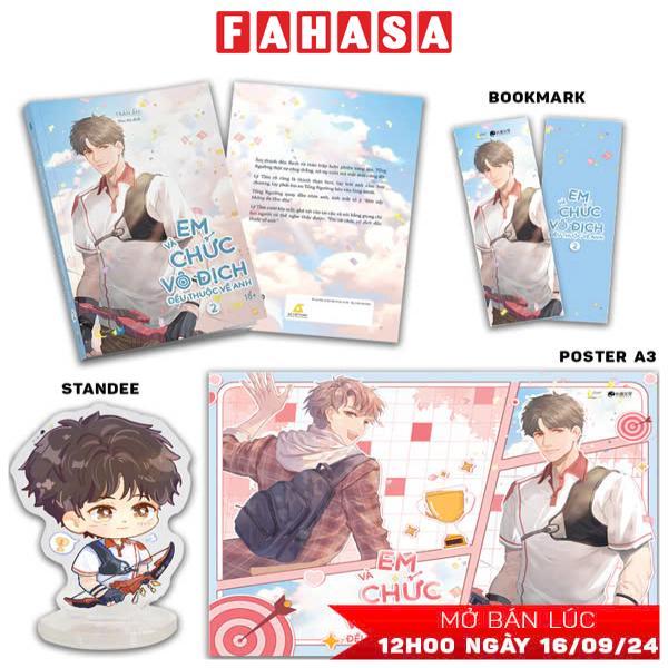 Sách - Em Và Chức Vô Địch Đều Thuộc Về Anh - Tập 2 - Bản Đặc Biệt - Tặng Kèm Bookmark + Poster A3 + Standee Chibi