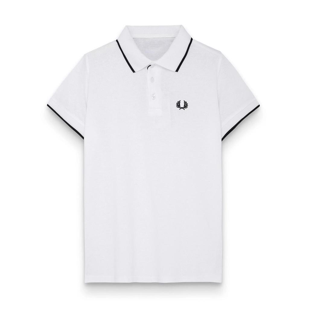 Áo polo nam Leo Vatino thêu logo phối cổ dệt viền chất Cotton cá sấu bộ 2 màu co giãn chuẩn form tay ngắn mẫu 3