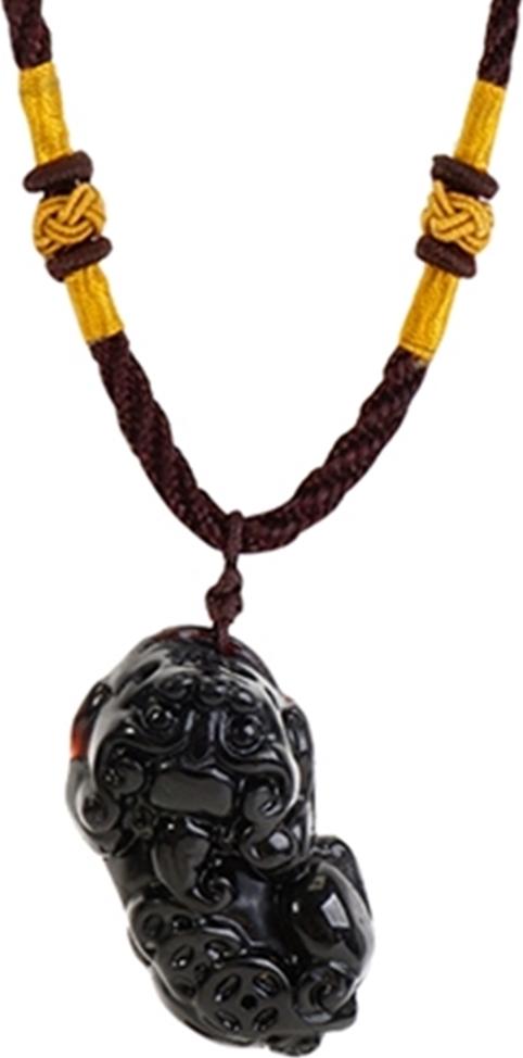 Vòng Cổ Tỳ Hưu Opal Đen Tự Nhiên