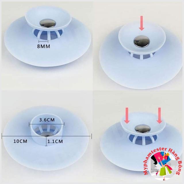 Nắp silicon chặn rác thông minh