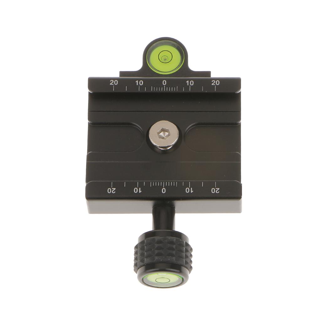 Camera QR Quick Release Plate 3/8'' 1/4'' Clamp Mount for Ball Head Tripod