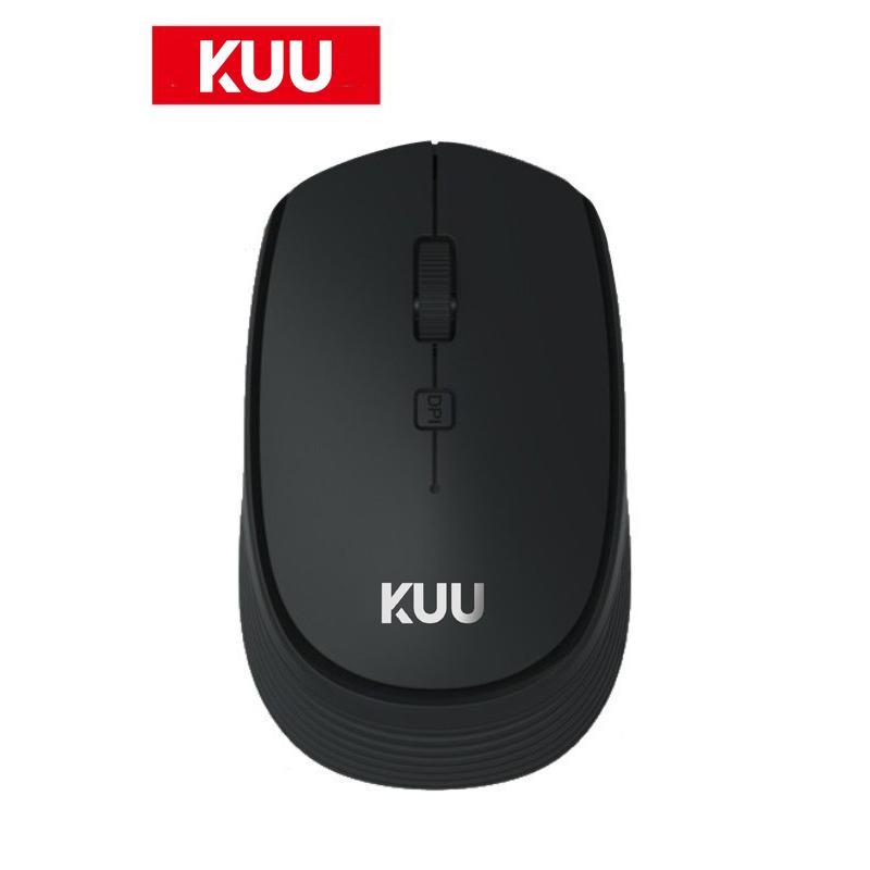 KUKU Chuột Không Dây Cho Máy Tính Laptop Pro Game 4 Nút 1600DPI Bật Lửa Thiết Im Lặng Xách Tay Bluetooth