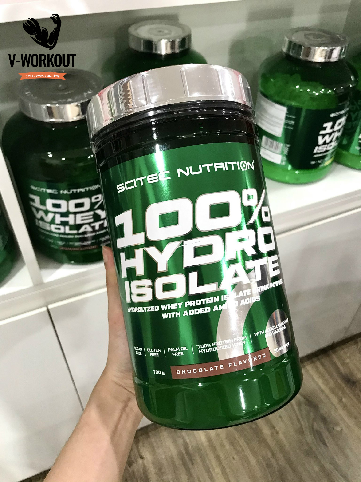 100% Whey Protein Isolate 700g Chocolate