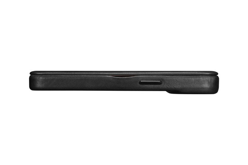 Bao da iCarer hỗ trợ sạc không dây dành cho iPhone 14 Pro iCarer Curved Edge Real Leather – Hàng chính hãng