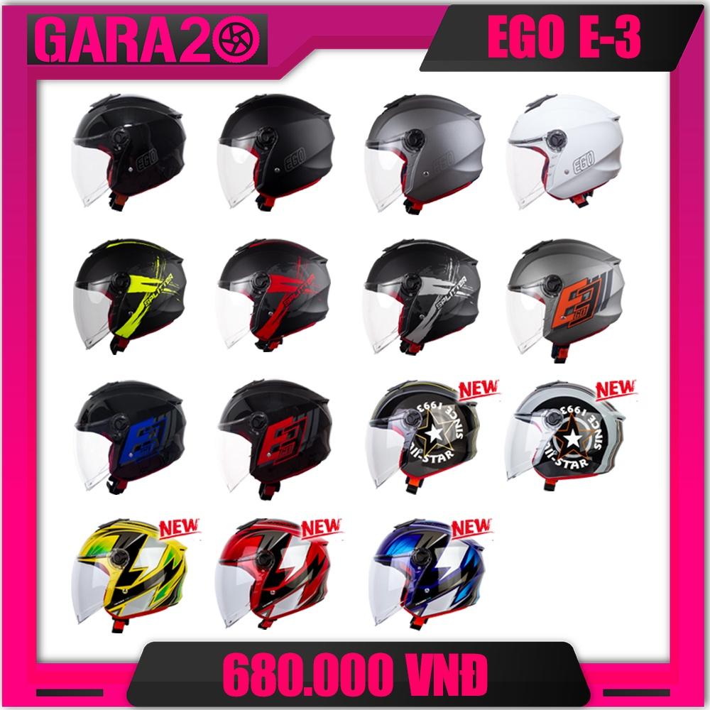 MŨ BẢO HIỂM 3/4 EGO E-3 - GARA20