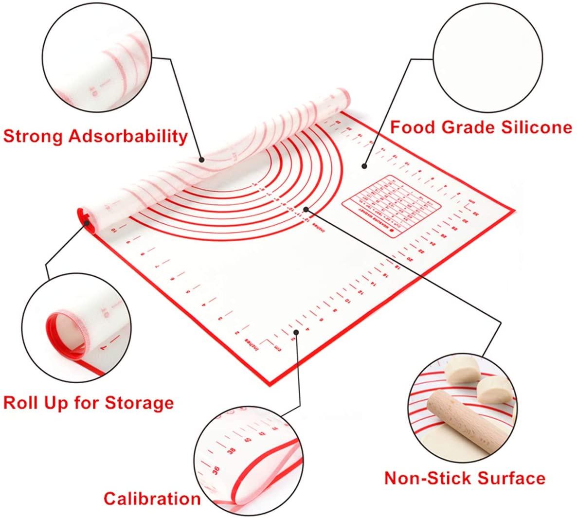 Thảm Bằng Silicon Nhào Bột Chống Dính Tái Sử Dụng Tiện Lợi