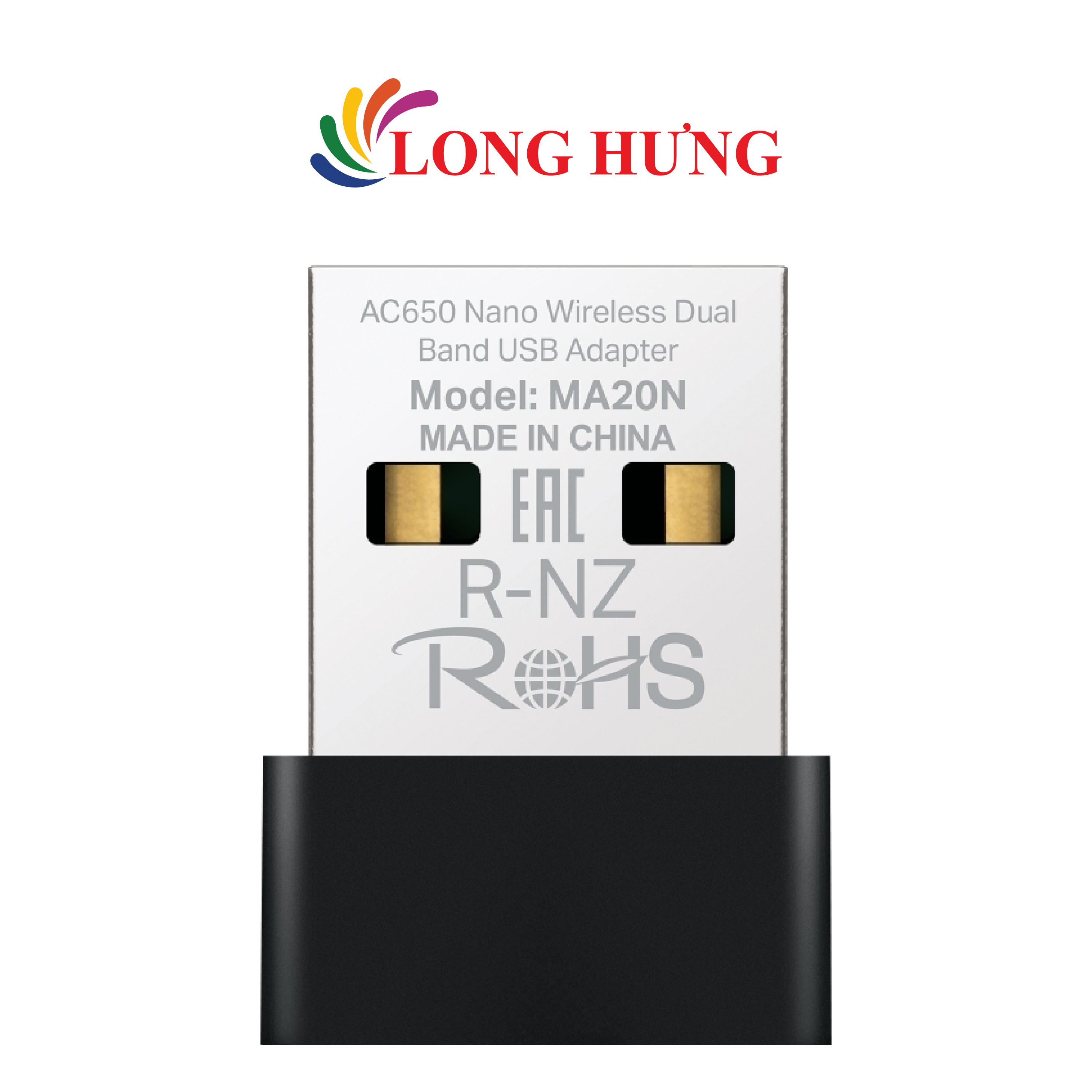 USB Wifi Mercusys AC650 Nano Wireless Dual Band MA20N - Hàng chính hãng