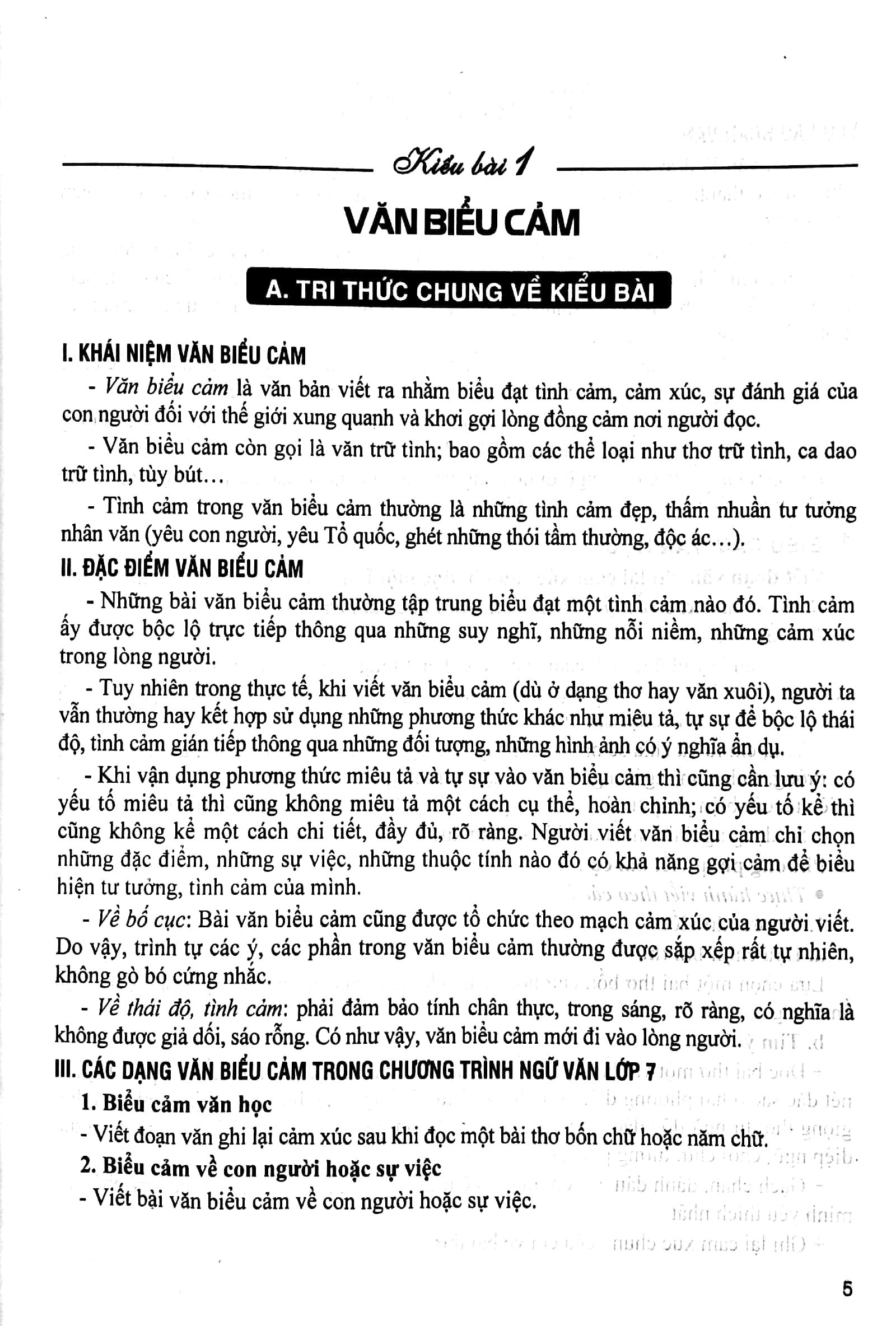 Hướng Dẫn Nói Và Viết Văn - Biểu Cảm, Tự Sự, Thuyết Minh Lớp 7