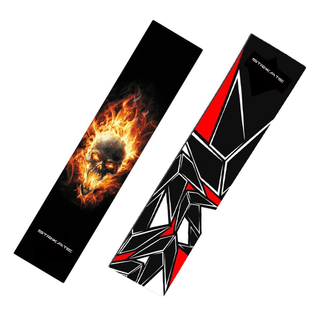 2pcs Longboard Skateboard Sandpaper Griptape Sand Paper Sticker