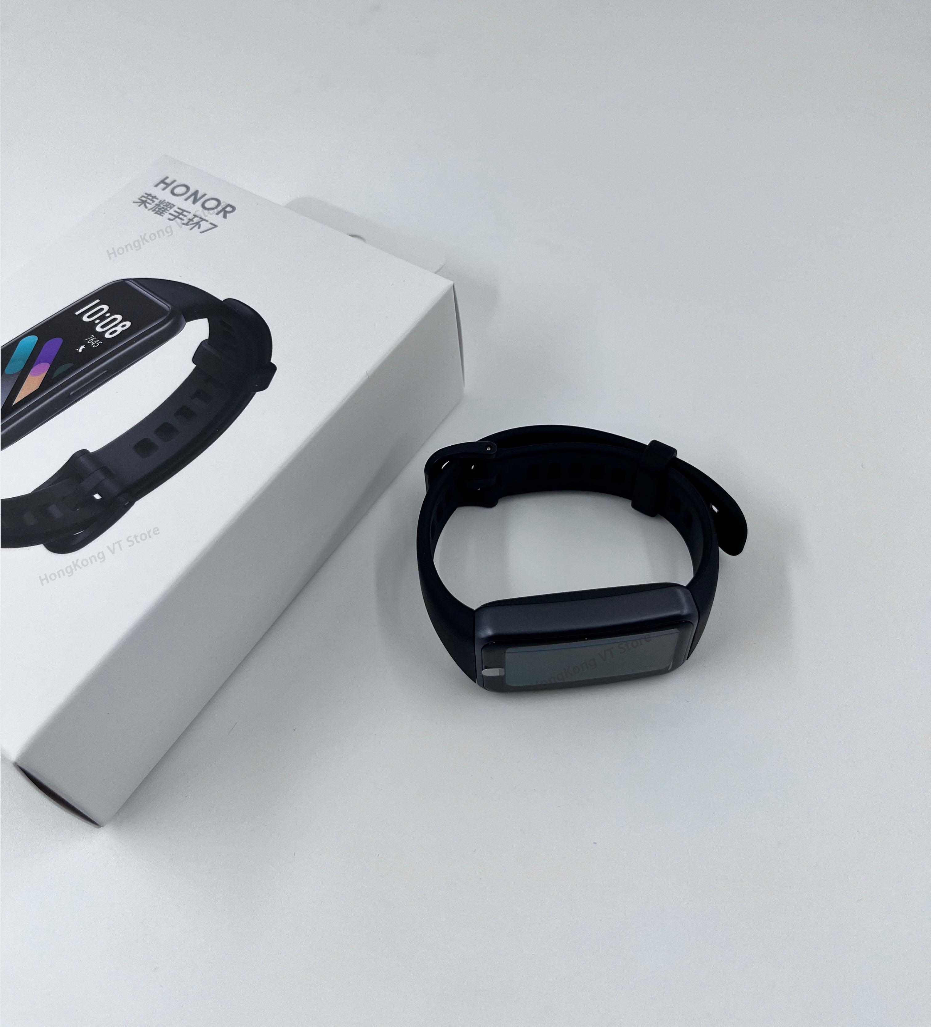 Phiên bản toàn cầu Danh dự Band 7 SmartWatch Blood Oxygen Time Monitor 5atm SmartBand 1.47 '' AMOLED Màn hình Bluetooth 5.0 Màu sắc: Dây đeo màu xanh lá cây