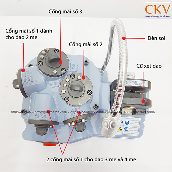 Máy mài dao phay ngón CKV-H20S