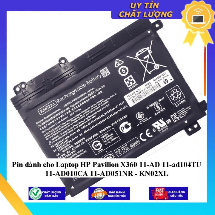 Pin dùng cho Laptop HP Pavilion X360 11-AD 11-ad104TU 11-AD010CA 11-AD051NR - KN02XL - Hàng Nhập Khẩu New Seal